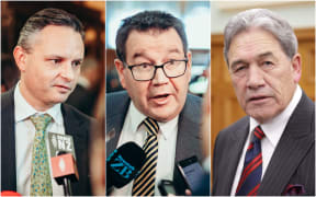 James Shaw. Grant Robertson and Winston Peters