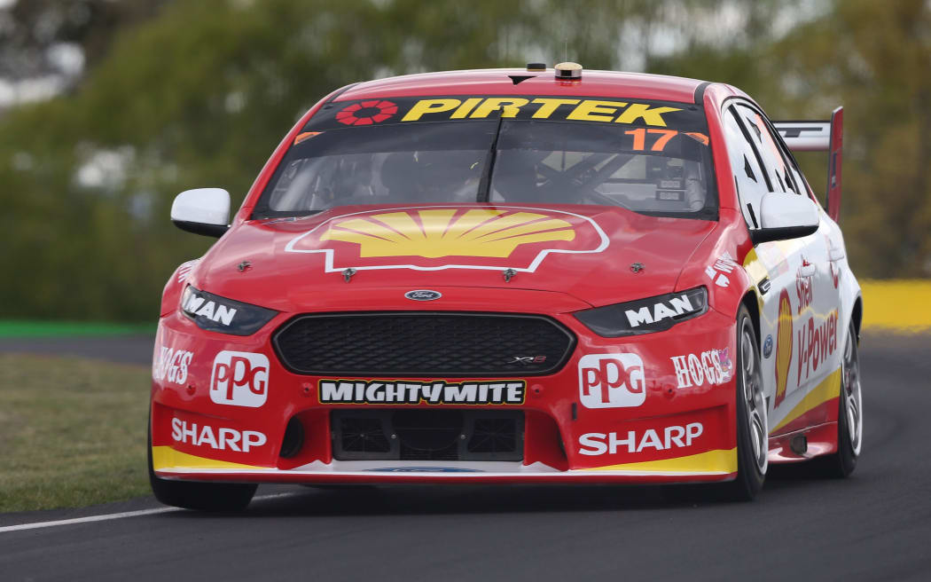 Scott McLauglin during practice for Bathurst 2017.