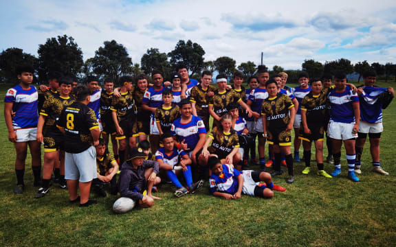 The u-13 Petone Panthers.