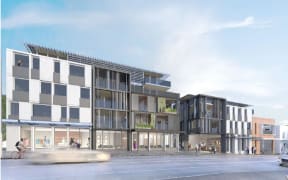 An architect's impression of the council-proposed Dominion Road development.