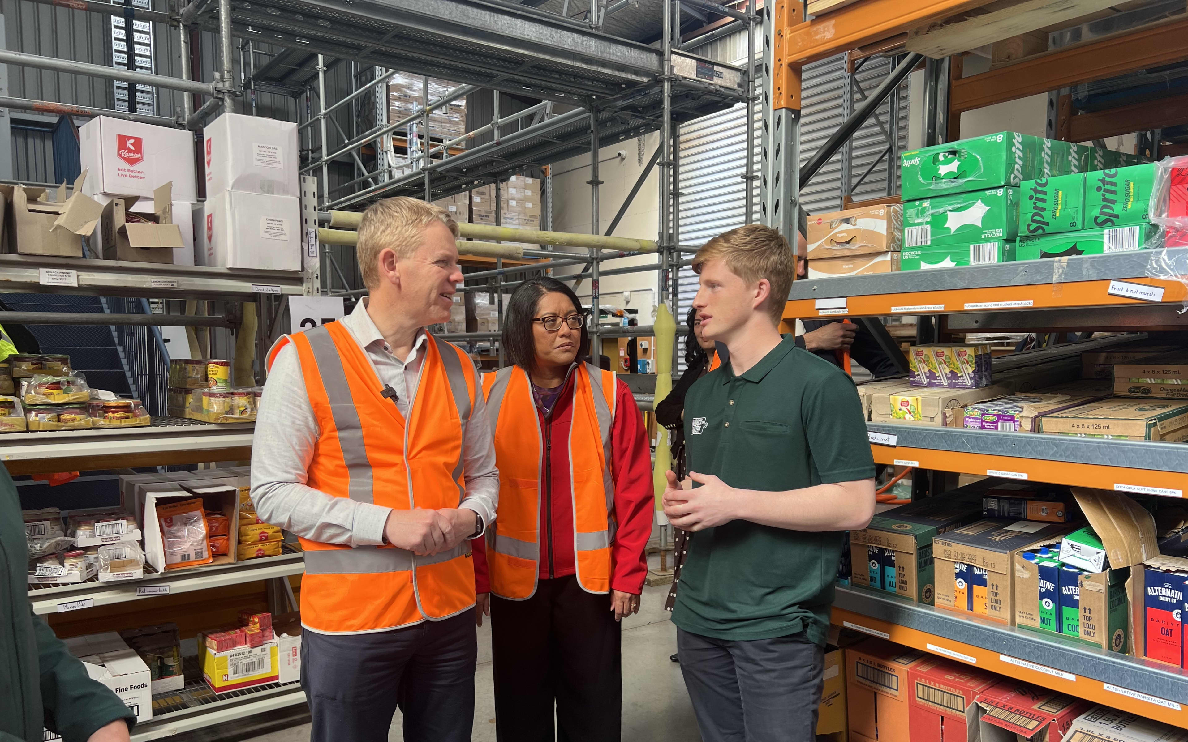 Labour take a tour of Takanini independent grocer,