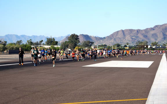 Running the runway in Dunedin