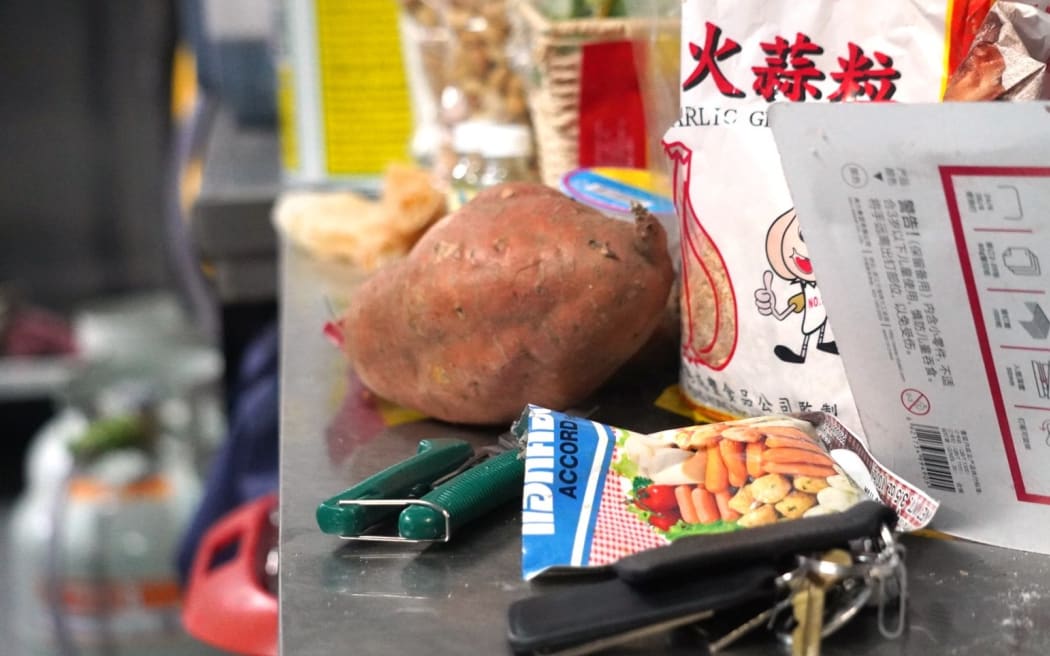 Neela's kitchen is tucked at the back of an asian supermarket.
