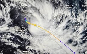 Tropical cyclone Urmil near Vanuatu, 28 February 2026