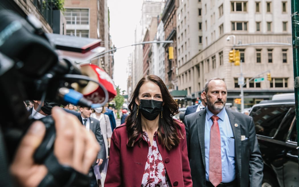 Prime Minister Jacinda Ardern in New York at the start of her US trade mission.