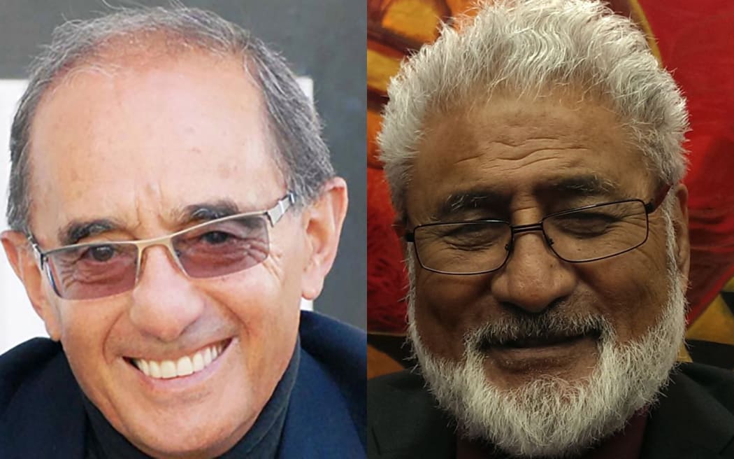 Sir Taihakurei Durie (left) and Maanu Paul
