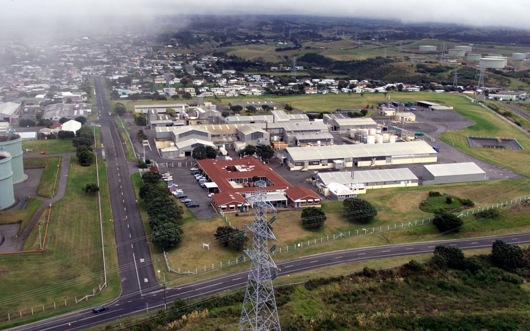 NEW ZEALAND - FEBRUARY 15:  The DOW Agroscience plant in Paritutu, New Plymouth. The plant is the subject of local outrage over dioxin contamination that is alleged to have happened when the plant was owned by Ivon Watkins Dow.