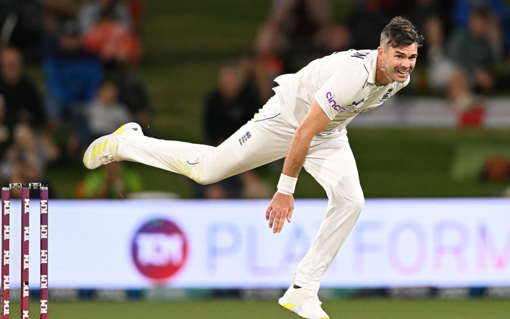 England bowler James Anderson.
