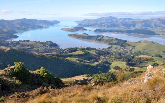 Lyttleton Harbour.