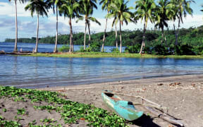 Beach in Samoa