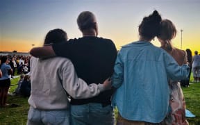 A community vigil was held in Tauranga on Thursday evening to honour those missing and the lives lost following the landslide at Mount Maunganui.