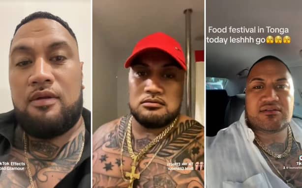 Taumoefolau's TikTok videos. (Supplied)