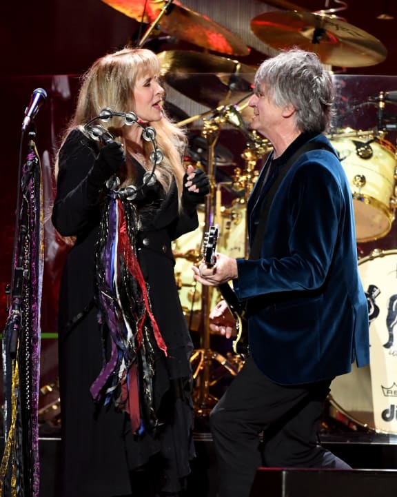 Neil Finn and Stevie Nicks of Fleetwood Mac