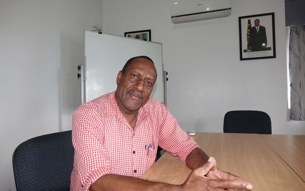The Vanuatu government's spokesperson, Hilaire Bule.