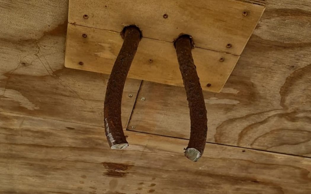 The Peace Bell was found to be missing on Tuesday morning.