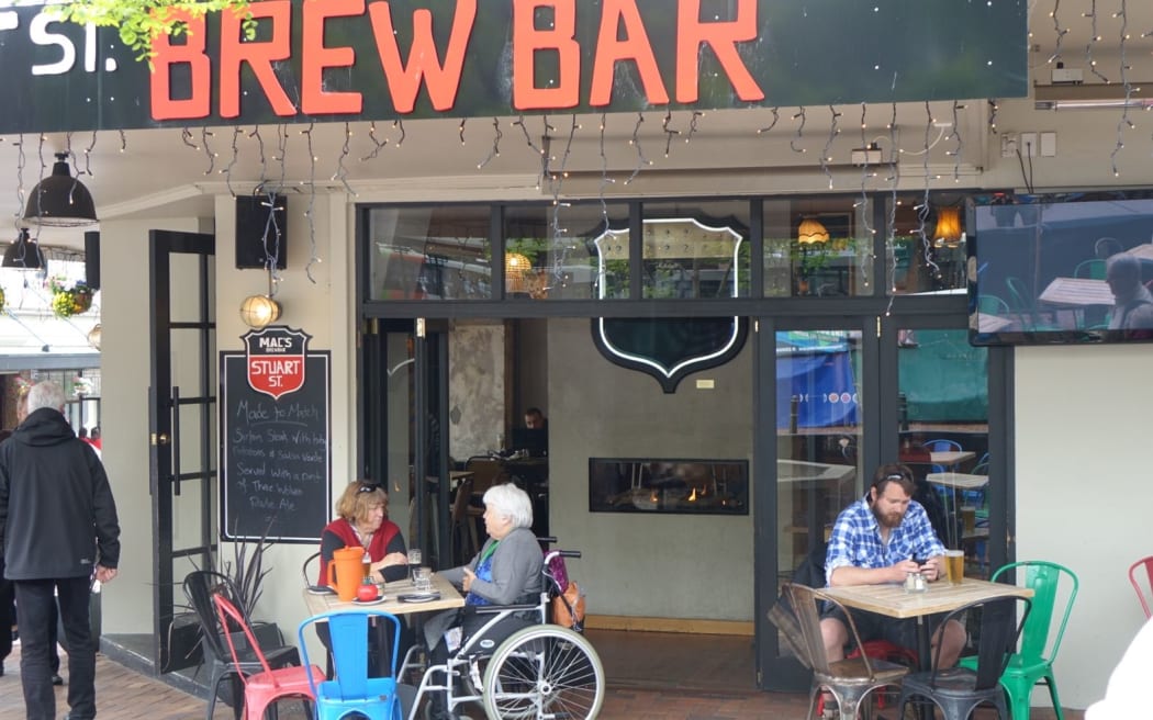 Mac's Brew Bar on Stuart Street in the central city.
