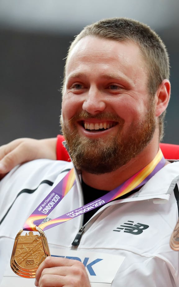 After much protesting Tom Walsh was finally awarded his world championship gold medal.