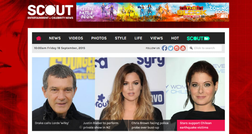 Screengrab of Scout website