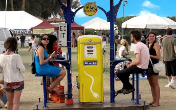 SolarPump electric charging station