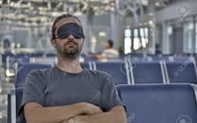 airport sleeping