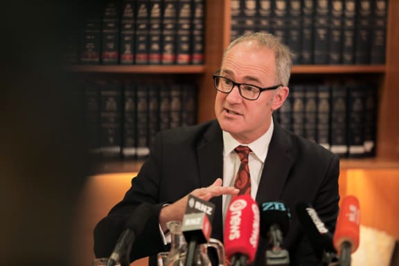 Transport Minister Phil Twyford announcing the NZTA review recommendations 9 October 2019