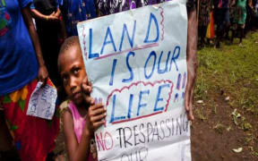 Temotu locals want to protect their land against devastation from mining activities.