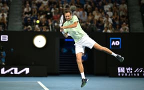 Russian tennis player Daniil Medvedev at the Australian Open.