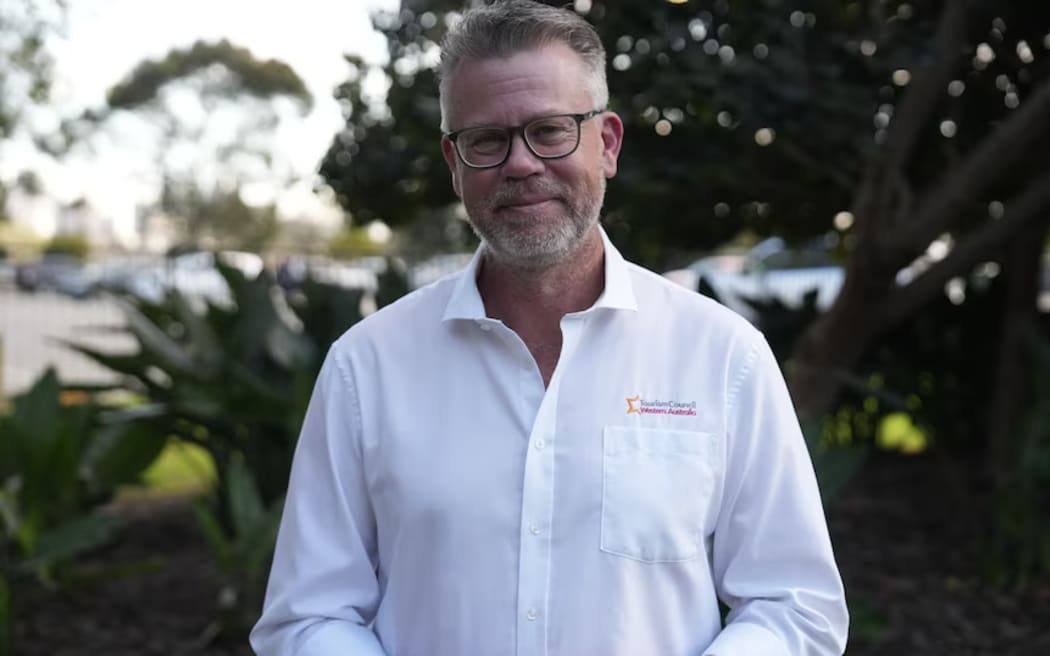 Evan Hill Tourism Council CEO. (ABC News: Jon Kerr)