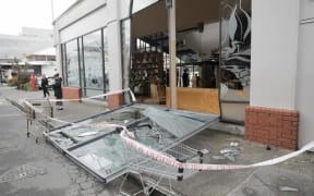 A severe thunderstorm caused damage at Hutt City New World and the Commonsense Organics next door in Lower Hutt on 12 December, 2023.