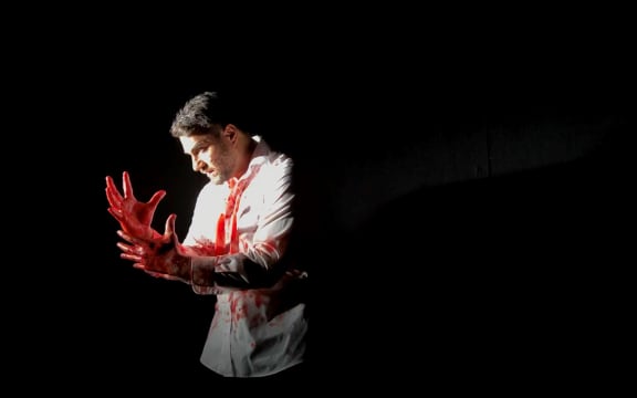 Promo shot from NZ Opera's Macbeth directed by Netia Jones