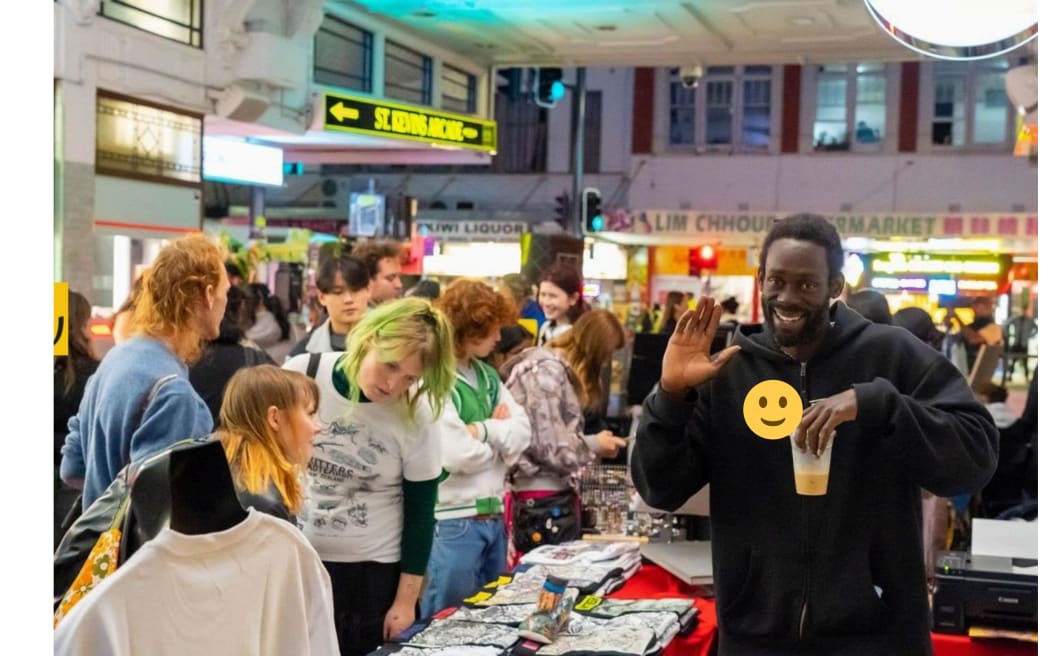 The Thursday market at St Kevin's Arcade in central Auckland.