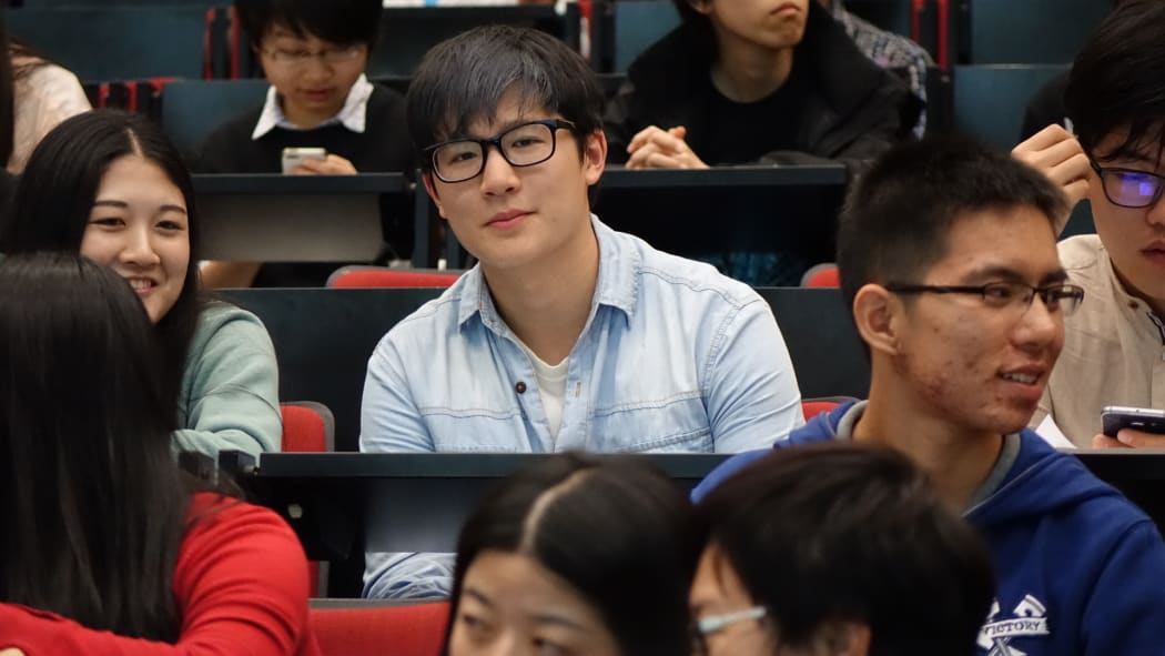Hundreds attended a meeting at the University of Auckland on 1 April 2016 prompted by recent violent attacks on international students.