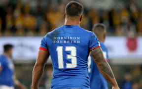 Samoa midfielder Alapati Leiua.