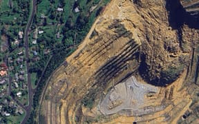 Waihī's Martha open cast mine.
