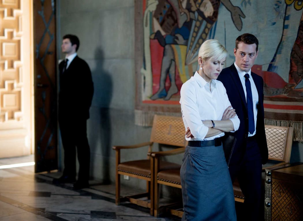 Ambassador Sidorova (Ingeborga Dapkunaite) ponders whether to do yet another favour for Norwegian Head of Security Hans Martin Djupvik (Elder Skar).