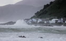 A large swell warning is in place for Wellington’s south coast. (Ōwhiro Bay pictured.)