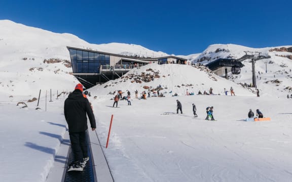 October at Whakapapa ski field, Mt Ruapehu.