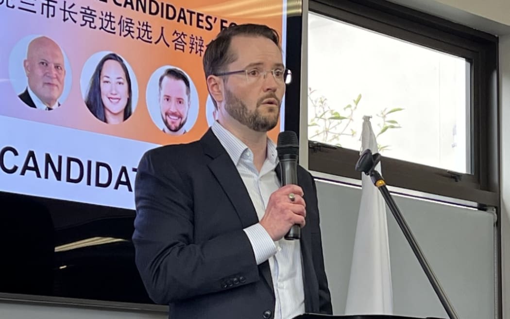 An Auckland mayoral candidates event in south Auckland on 7 Sep 2025. John Alcock.