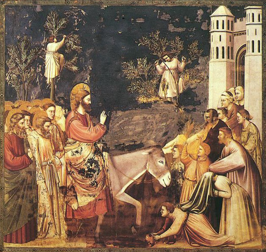 Entry into Jerusalem - Giotto