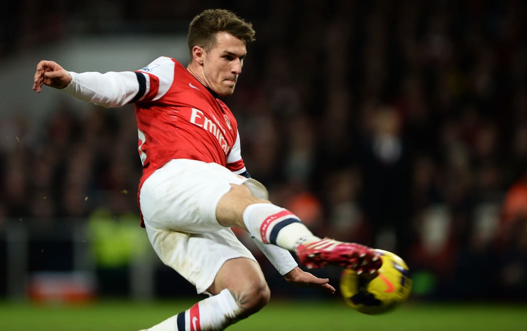 The Arsenal footballer Aaron Ramsey.