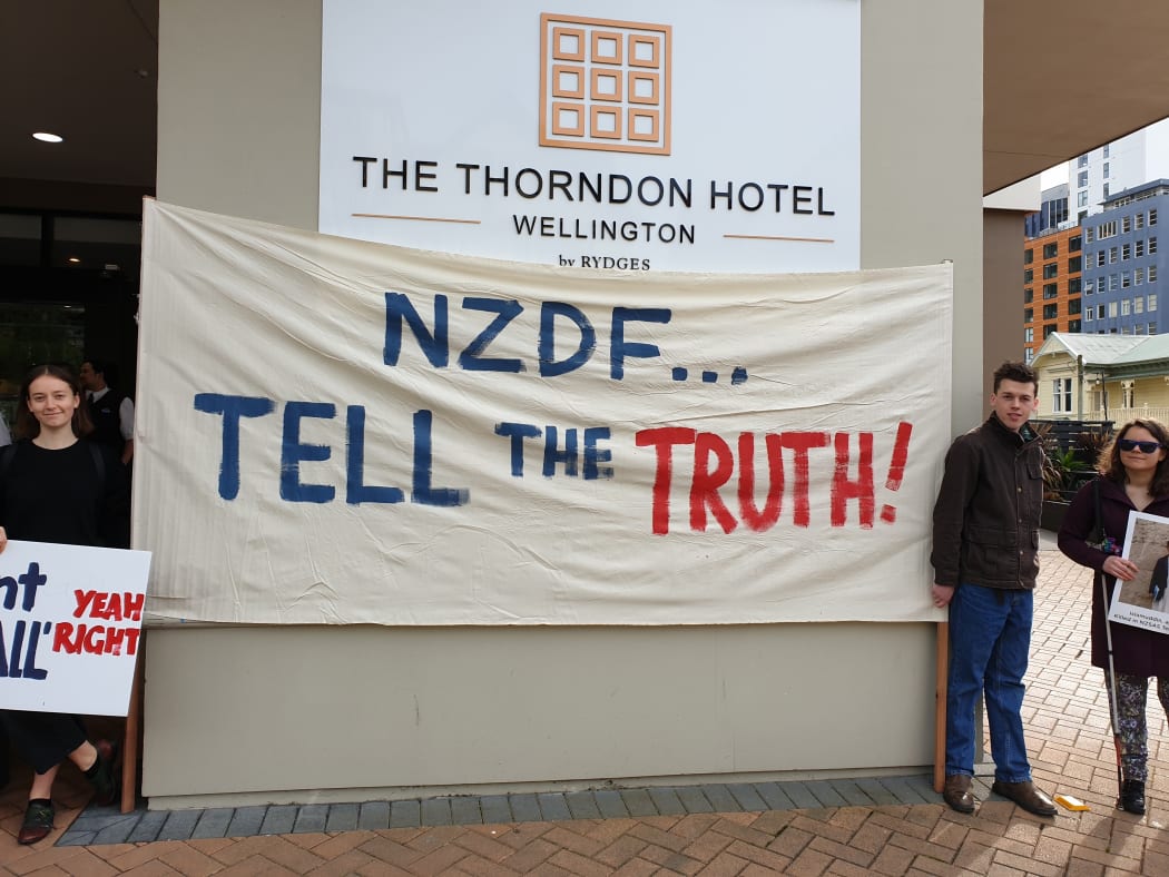 Operation Burnham inquiry prostestors