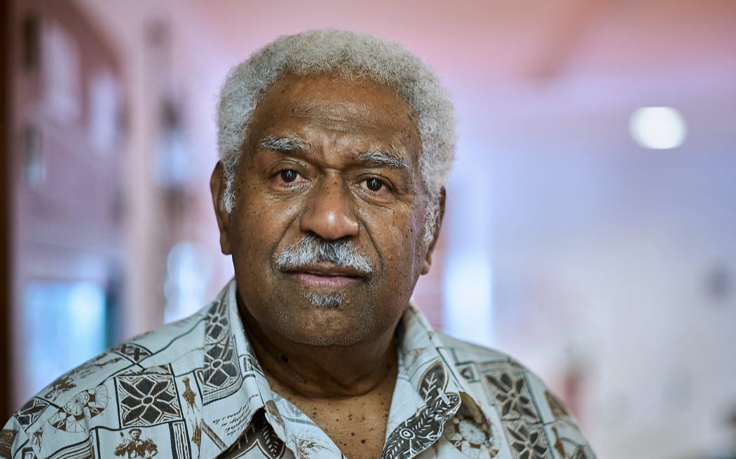 President of the Congress of new Caledonia, and leader of the Union Caledonienne (UC), Roch Wamytan. September 22, 2020.