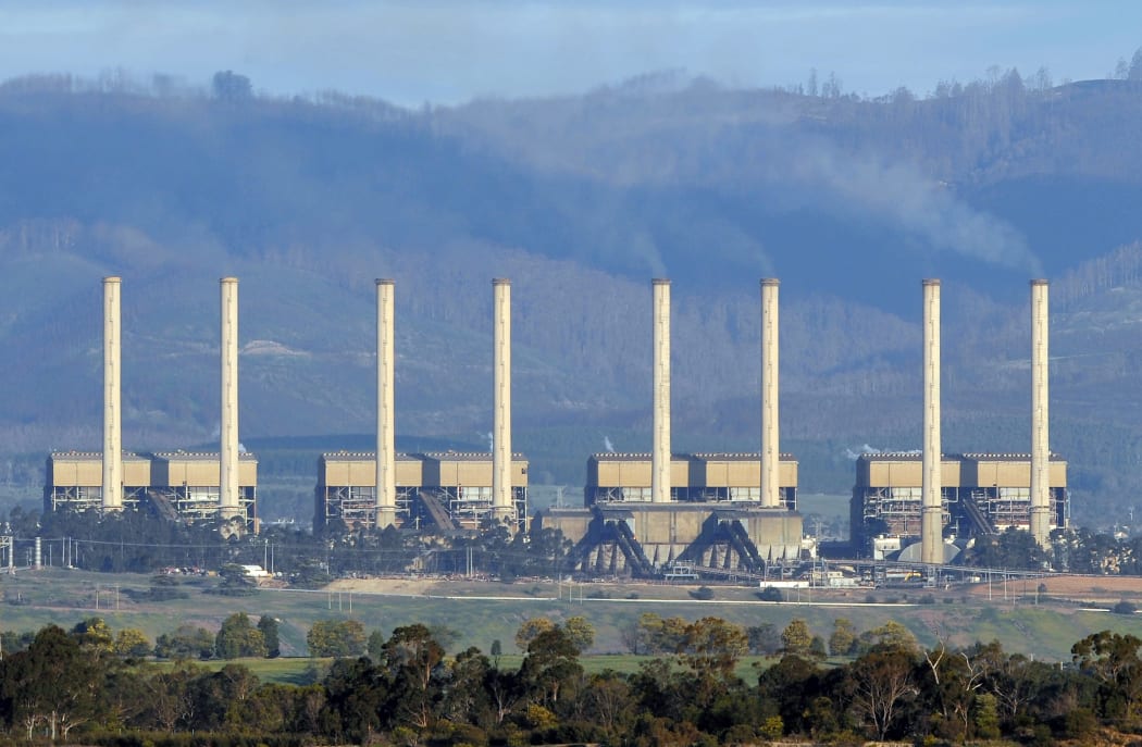 Australia's Hazelwood power station billows smoke from its exhaust stacks in the Latrobe Valley, 150km east of Melbourne, in 2009.