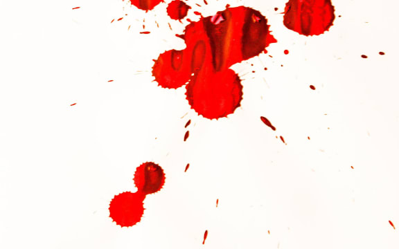 Blood splatter is a common piece of evidence found at crime scenes.