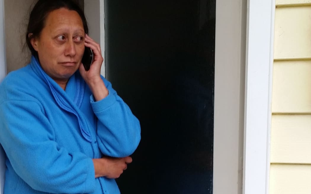 Collen Noble, a neighbour of a man who was attacked, says he came to her door seeking help.