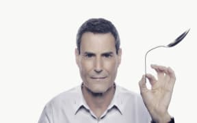 Spoon-bending celebrity psychic Uri Geller.