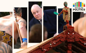 Focus on Politics: Tūrangawaewae Marae with Christopher Luxon being welcomed in the background