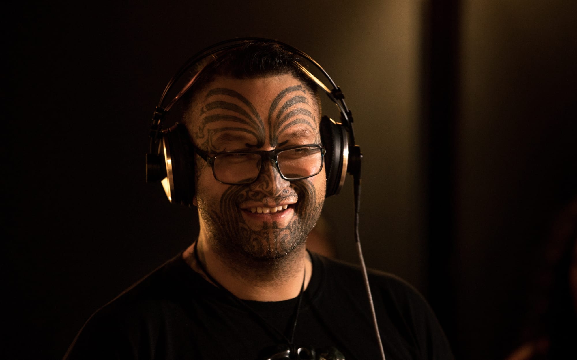 Behind the scenes of a rehearsal with Rob Ruha at recording studio The Lab.