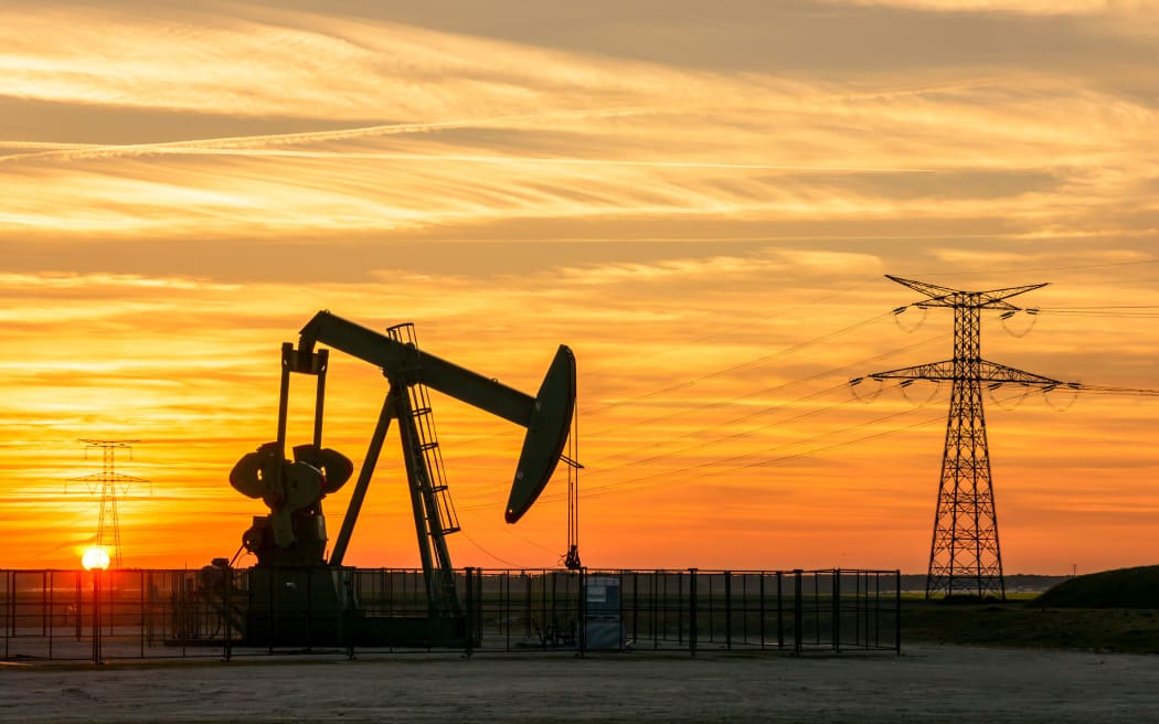 An onshore oil rig in France. November 7 2018