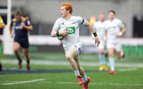 Finlay Christie, Highlanders v Blues, Super Rugby Aotearoa. Forsyth Barr Stadium, Dunedin, New Zealand. Sunday 2 August 2020. Â© Copyright photo: Derek Morrison / www.photosport.nz